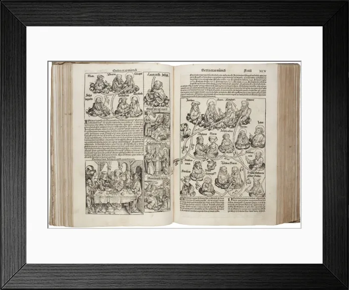 Framed Print : (from the Schedels Chronicle of the World) Framed Print : (from the Schedels Chronicle of the World)
