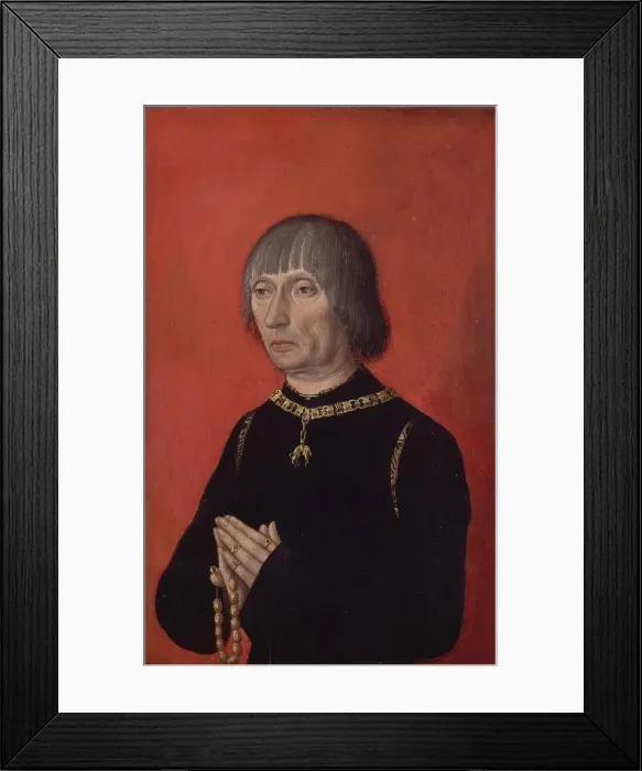 Framed Print : Portrait of Louis de Gruuthuse Framed Print : Portrait of Louis de Gruuthuse