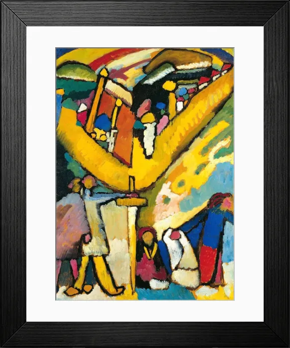 Framed Print : Studie fur Improvisation 8 Framed Print : Studie fur Improvisation 8