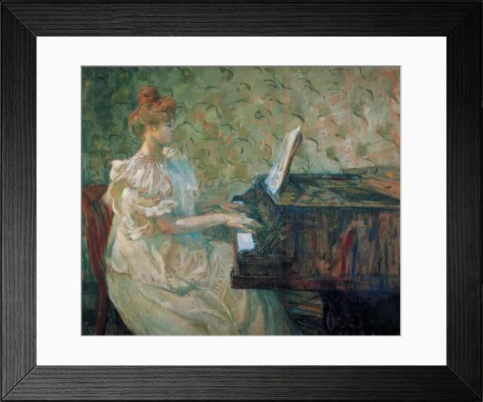 Framed Print : Misia Natanson at the Piano Framed Print : Misia Natanson at the Piano