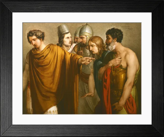 Framed Print : Death of Abradatas Framed Print : Death of Abradatas
