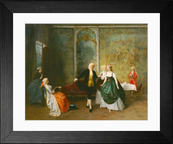 Framed Print : The dance lesson Framed Print : The dance lesson