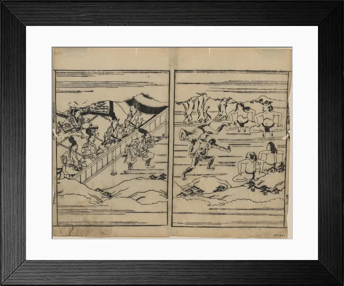 Framed Print : Sumo. Private Collection Framed Print : Sumo. Private Collection