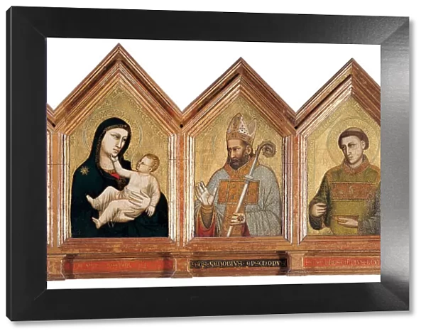 Virgin and child with Saints Eugenius, Minias, Zenobius and Crescentius