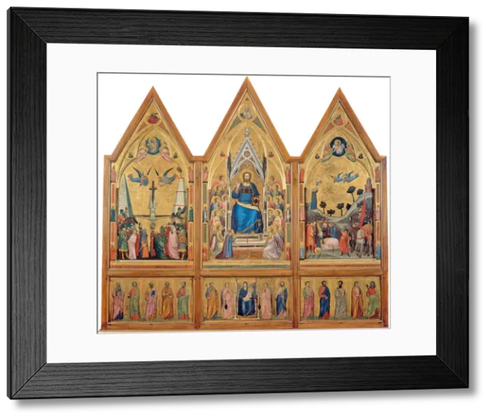 Framed Print : Stefaneschi Triptych Framed Print : Stefaneschi Triptych