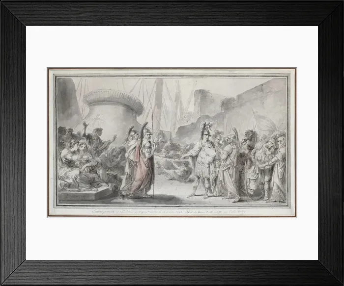 Framed Print : The embarkation of Louis IX from Aigues-Mortes Framed Print : The embarkation of Louis IX from Aigues-Mortes