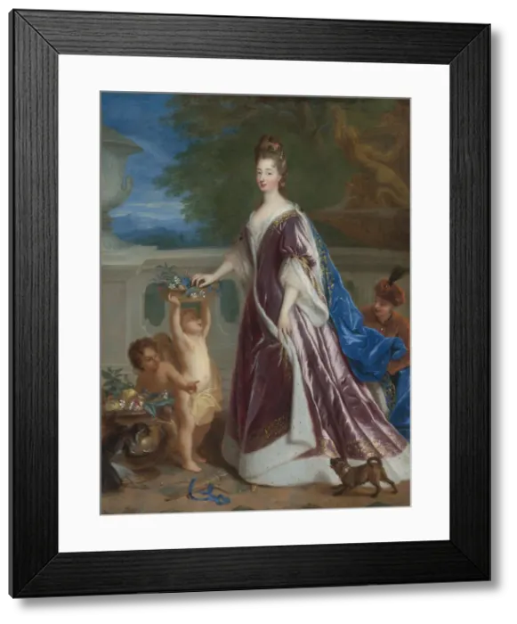 Framed Print : Portrait of Elizabeth Charlotte, Princess Palatine (1652-1722) Framed Print : Portrait of Elizabeth Charlotte, Princess Palatine (1652-1722)