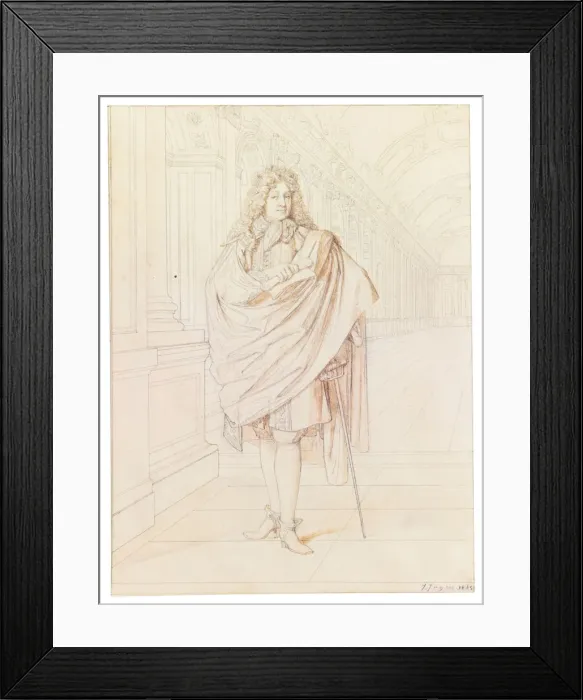 Framed Print : Portrait of the poet Jean Racine (1639-1699) Framed Print : Portrait of the poet Jean Racine (1639-1699)
