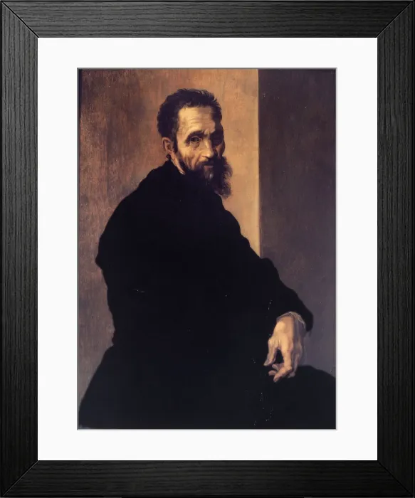 Framed Print : Portrait of Michelangelo Buonarroti Framed Print : Portrait of Michelangelo Buonarroti