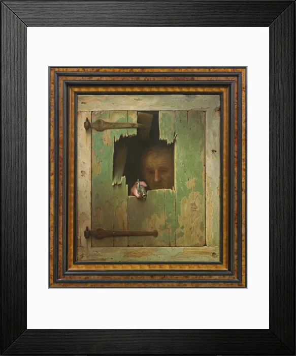 Framed Print : Man With a Silver Pistol Framed Print : Man With a Silver Pistol