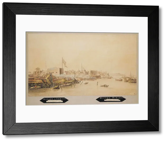 Framed Print : Russian army captured Izmail fortress Framed Print : Russian army captured Izmail fortress