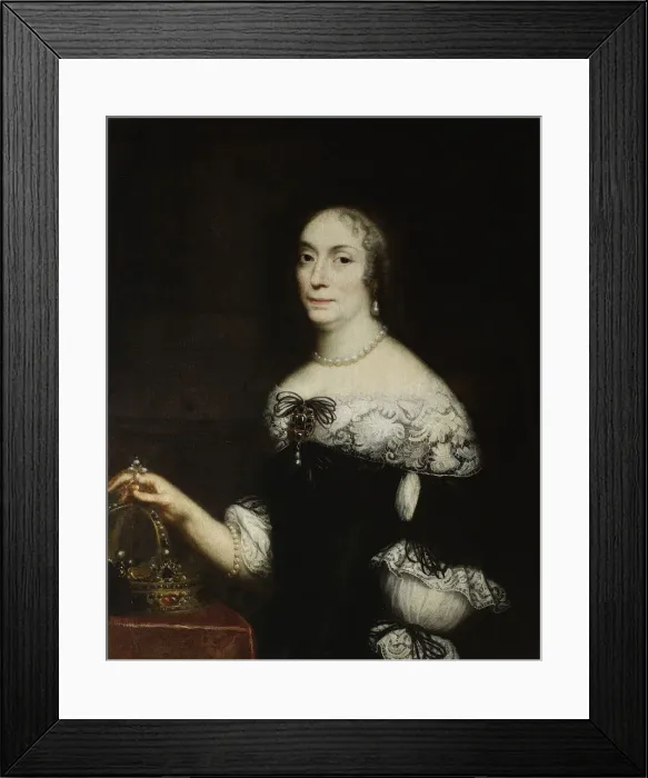 Framed Print : Portrait of Marie Louise Gonzaga (1611-1667), Queen of Poland Framed Print : Portrait of Marie Louise Gonzaga (1611-1667), Queen of Poland