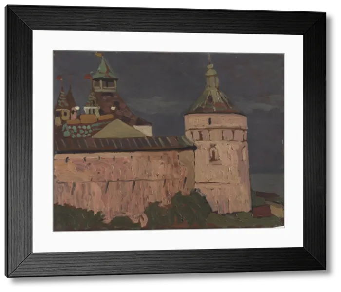 Framed Print : Rostov the Great. Towers of princely chambers Framed Print : Rostov the Great. Towers of princely chambers