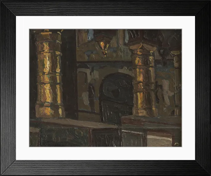 Framed Print : Rostov the Great. Interior of the Church of Our Savior na Senyakh