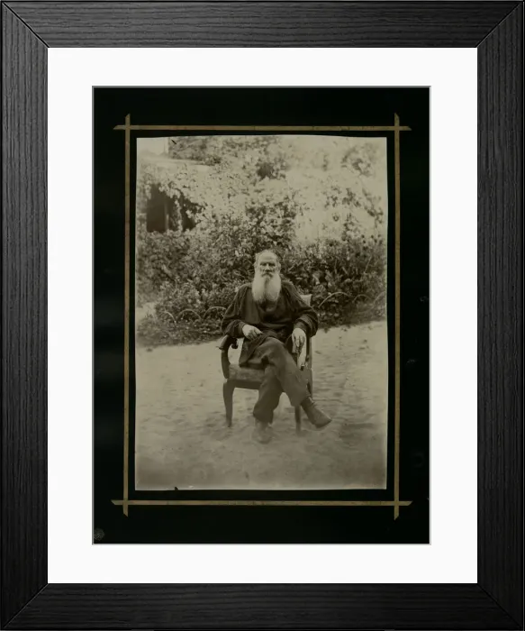 Framed Print : Portrait of the author Count Lev Nikolayevich Tolstoy (1828-1910) Framed Print : Portrait of the author Count Lev Nikolayevich Tolstoy (1828-1910)