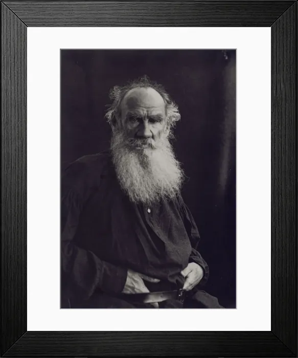 Framed Print : Portrait of the author Count Lev Nikolayevich Tolstoy (1828-1910) Framed Print : Portrait of the author Count Lev Nikolayevich Tolstoy (1828-1910)