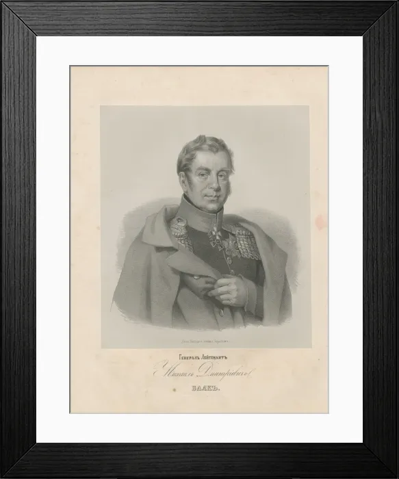 Framed Print : Portrait of Mikhail Dmitrievich Balk (1764-1818) Framed Print : Portrait of Mikhail Dmitrievich Balk (1764-1818)