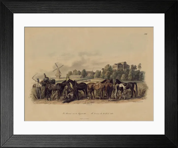 Framed Print : Bivouac, August 31, 1812 Framed Print : Bivouac, August 31, 1812