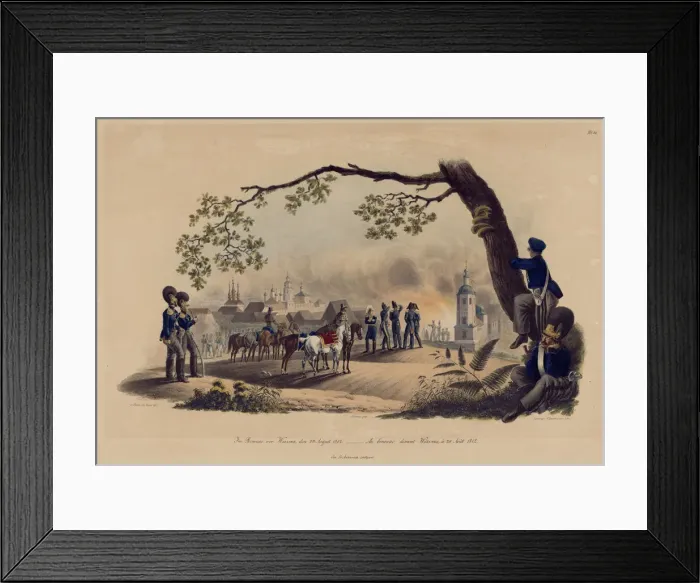 Framed Print : Bivouac at Vyazma, August 29, 1812 Framed Print : Bivouac at Vyazma, August 29, 1812