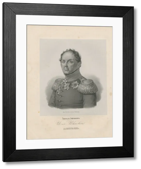 Framed Print : Portrait of General Ilya Ivanovich Alexeyev (1772-1830) Framed Print : Portrait of General Ilya Ivanovich Alexeyev (1772-1830)