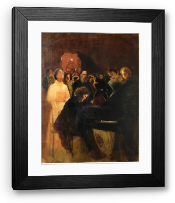 Framed Print : Leo Tolstoy at the concert given by Anton Rubinstein Framed Print : Leo Tolstoy at the concert given by Anton Rubinstein