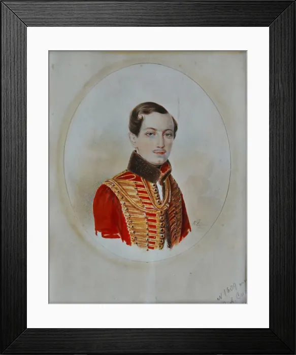 Framed Print : Portrait of V. A. Sipyagin Framed Print : Portrait of V. A. Sipyagin