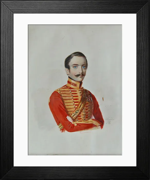Framed Print : Portrait of Alexander Gavrilovich Remy (1809-1871) Framed Print : Portrait of Alexander Gavrilovich Remy (1809-1871)