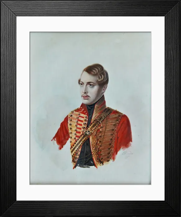 Framed Print : Portrait of Pyotr Pavlovich Godein (1814-1850) Framed Print : Portrait of Pyotr Pavlovich Godein (1814-1850)