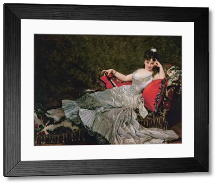 Framed Print : Portrait of Julia Tahl known as Mademoiselle Alice de Lancey Framed Print : Portrait of Julia Tahl known as Mademoiselle Alice de Lancey