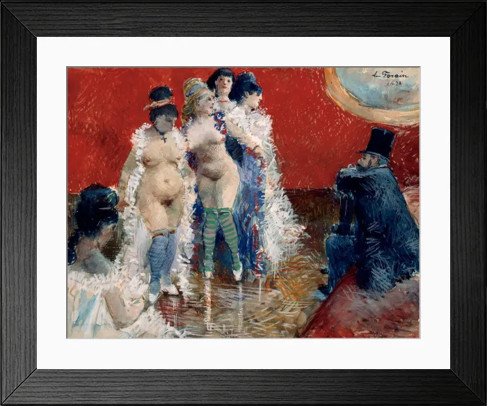 Framed Print : The Customer Framed Print : The Customer
