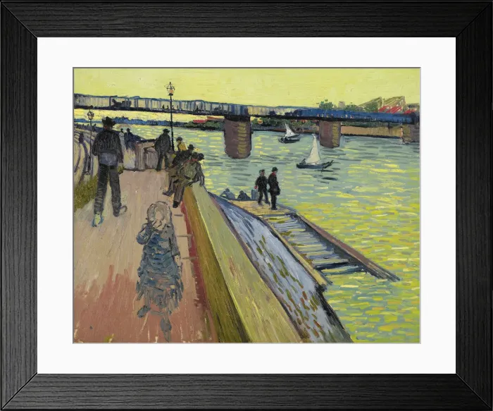 Framed Print : The Bridge at Trinquetaille Framed Print : The Bridge at Trinquetaille