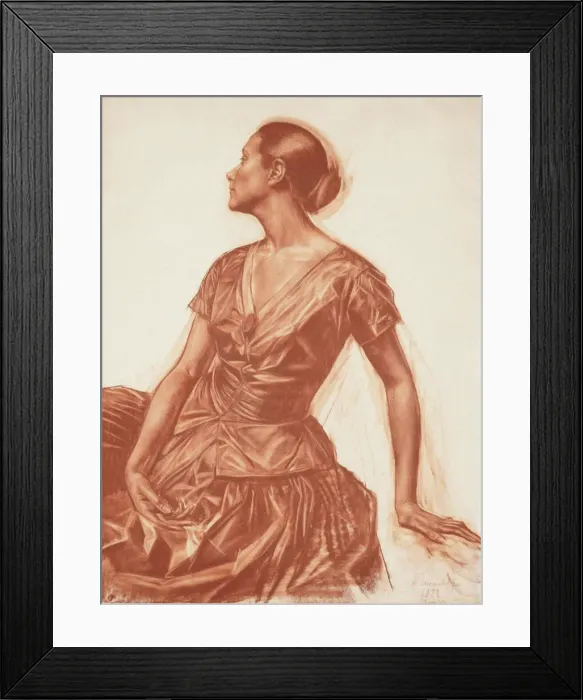 Framed Print : Portrait of Salomea Nikolayevna Andronikova (1888-1982) Framed Print : Portrait of Salomea Nikolayevna Andronikova (1888-1982)