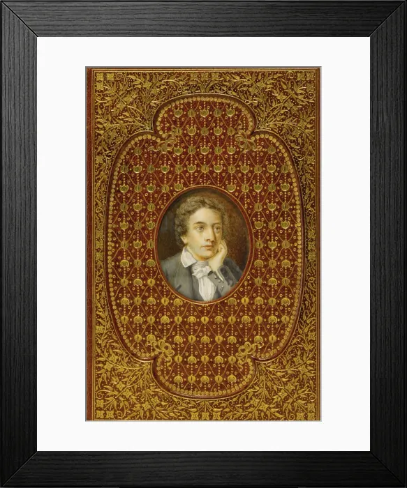 Framed Print : Portrait of John Keats (1795-1821) Framed Print : Portrait of John Keats (1795-1821)