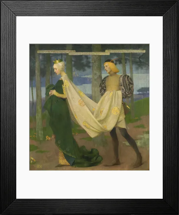 Framed Print : The Queen and the Page (There Once Was A King by Heinrich Heine) Framed Print : The Queen and the Page (There Once Was A King by Heinrich Heine)