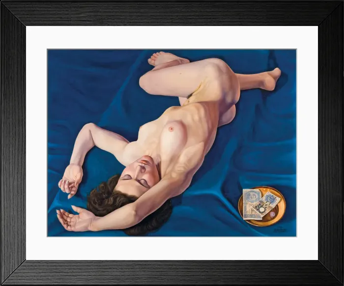 Framed Print : The first money Framed Print : The first money