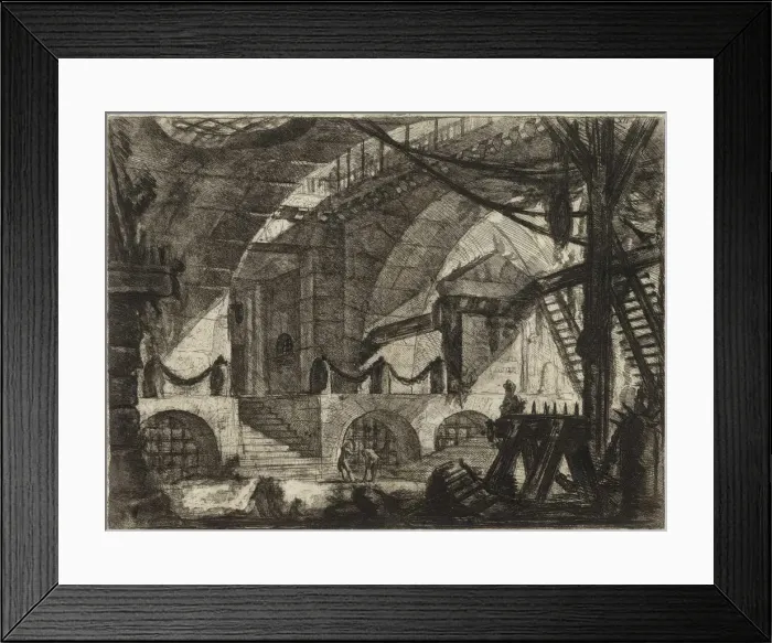 Framed Print : From the series The Imaginary Prisons (Le Carceri d Invenzione) Framed Print : From the series The Imaginary Prisons (Le Carceri d Invenzione)