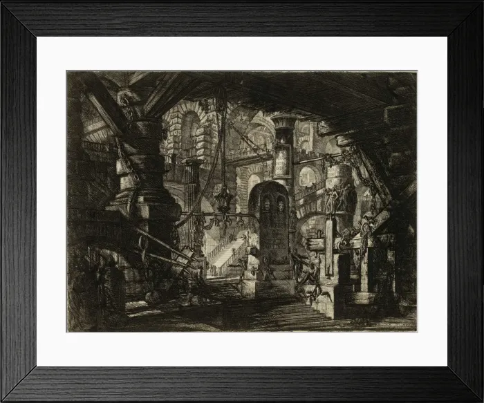 Framed Print : From the series The Imaginary Prisons (Le Carceri d Invenzione) Framed Print : From the series The Imaginary Prisons (Le Carceri d Invenzione)