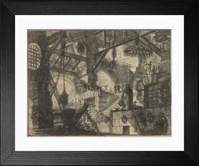 Framed Print : From the series The Imaginary Prisons (Le Carceri d Invenzione) Framed Print : From the series The Imaginary Prisons (Le Carceri d Invenzione)