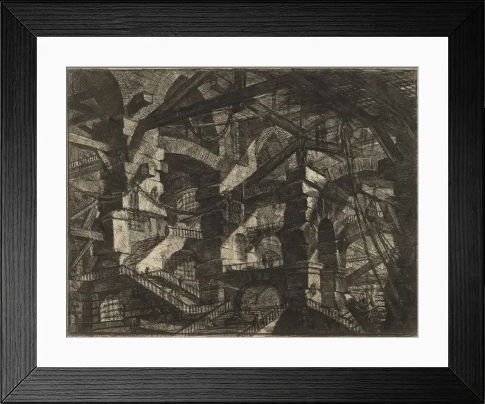 Framed Print : From the series The Imaginary Prisons (Le Carceri d Invenzione) Framed Print : From the series The Imaginary Prisons (Le Carceri d Invenzione)