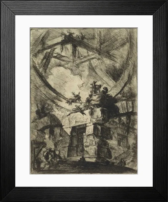 Framed Print : From the series The Imaginary Prisons (Le Carceri d Invenzione) Framed Print : From the series The Imaginary Prisons (Le Carceri d Invenzione)