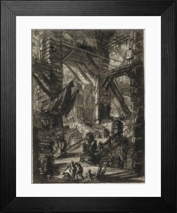 Framed Print : From the series The Imaginary Prisons (Le Carceri d Invenzione) Framed Print : From the series The Imaginary Prisons (Le Carceri d Invenzione)