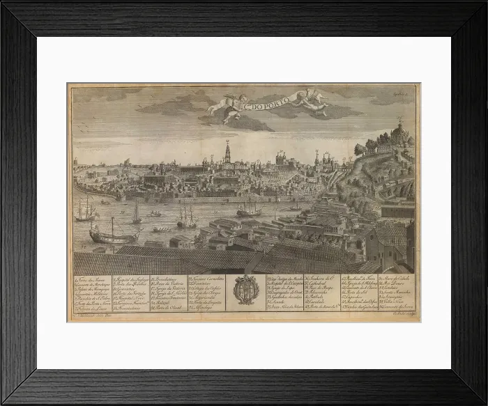 Framed Print : Panoramic view of Porto Framed Print : Panoramic view of Porto