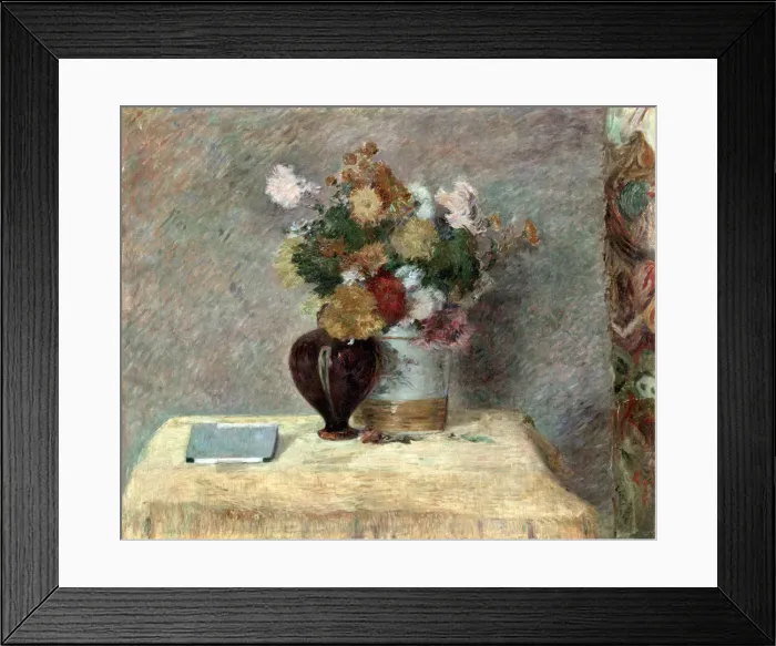 Framed Print : Still Life with Flowers Framed Print : Still Life with Flowers