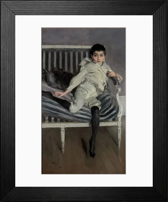 Framed Print : Portrait of the Young Subercaseaux Framed Print : Portrait of the Young Subercaseaux