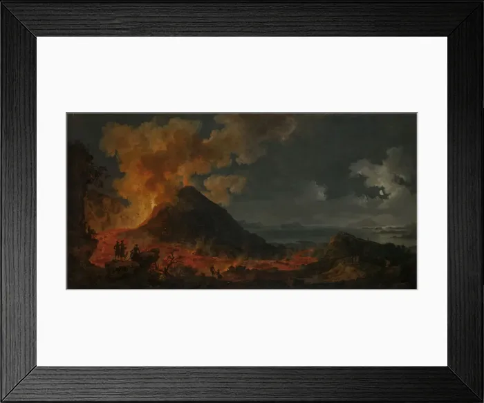 Framed Print : The eruption of Vesuvius Framed Print : The eruption of Vesuvius