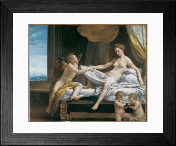 Framed Print : Danae. Found in the Collection of Galleria Borghese, Rome Framed Print : Danae. Found in the Collection of Galleria Borghese, Rome