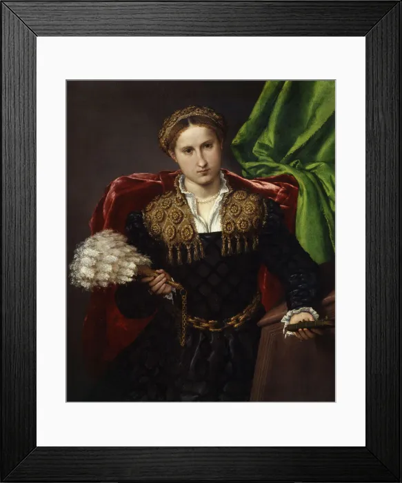 Framed Print : Portrait of Laura da Pola Framed Print : Portrait of Laura da Pola