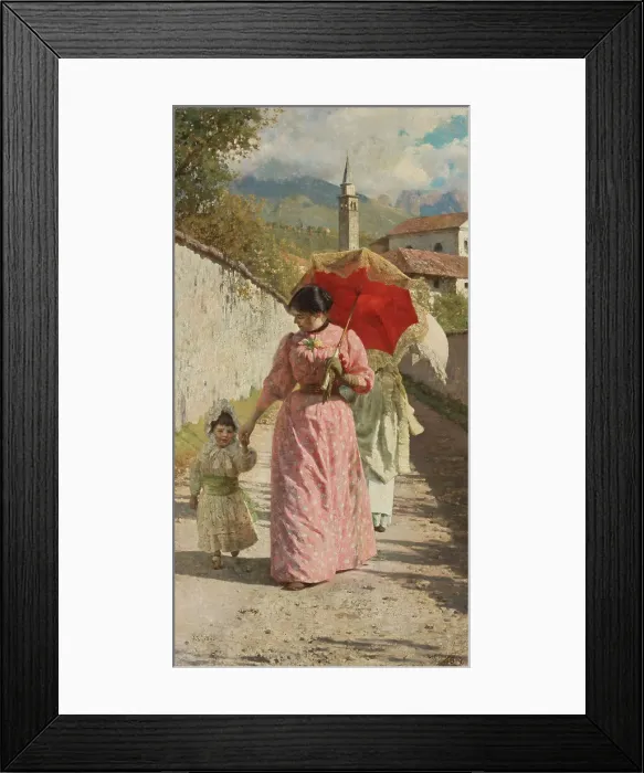 Framed Print : Morning. Private Collection Framed Print : Morning. Private Collection