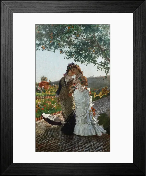 Framed Print : Confidences Framed Print : Confidences