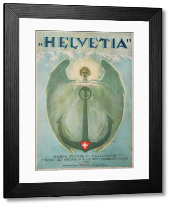 Framed Print : Helvetia. Private Collection Framed Print : Helvetia. Private Collection